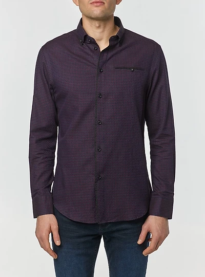 Men's casual long sleeve shirt