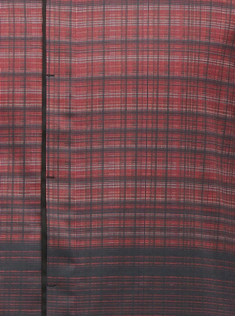 Chemise décontractée à manches longues en stretch pour hommes