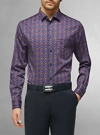 Men's casual long sleeve stretch shirt