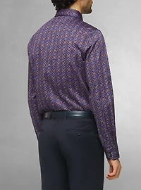 Men's casual long sleeve stretch shirt
