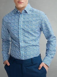 chemise de remise diplôme décontractée à manches longues pour hommes