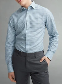 chemise de remise diplôme décontractée à manches longues pour hommes