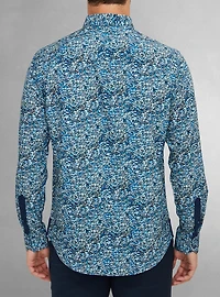 Men's casual long sleeve stretch shirt