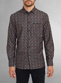 Chemise décontractée à manches longues pour hommes