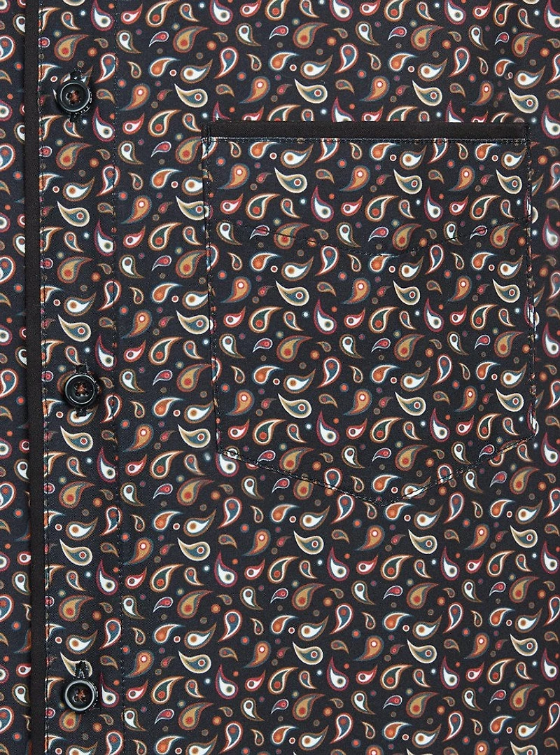 Chemise décontractée à manches longues pour hommes