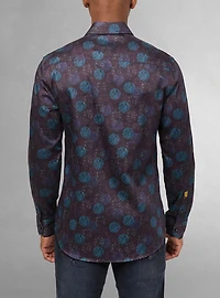 Men's casual long sleeve stretch shirt