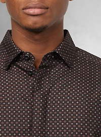 Chemise de fin d'études décontractée à manches longues pour hommes