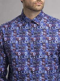 Men's casual long sleeve stretch shirt
