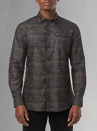 Men's casual long sleeve shirt