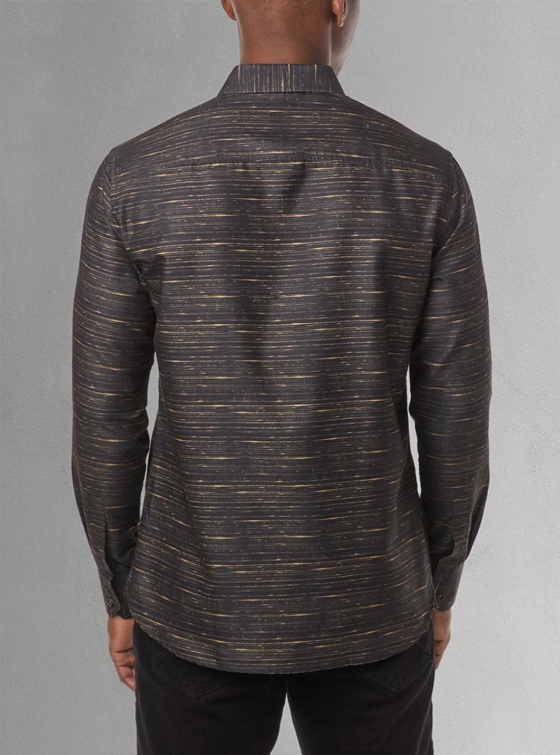 Men's casual long sleeve shirt