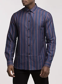 Men's casual long sleeve stretch shirt