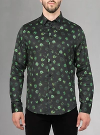 Men's casual long sleeve stretch shirt