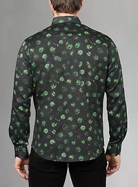 Men's casual long sleeve stretch shirt