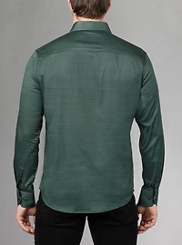 Men's casual long sleeve stretch shirt