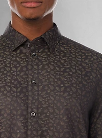 Men's casual long sleeve stretch shirt