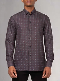 Chemise décontractée à manches longues pour hommes