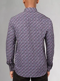 Men's casual long sleeve stretch shirt