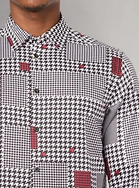 Chemise stretch décontractée à manches longues pour homme