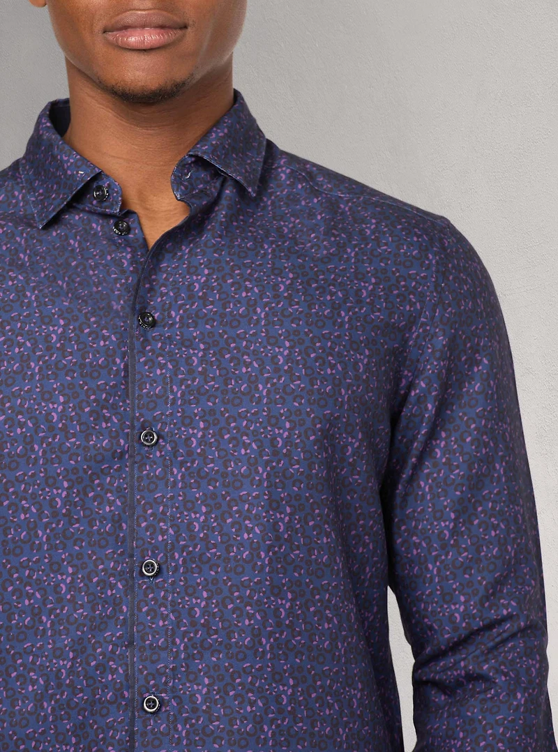 Chemise décontractée à manches longues pour hommes