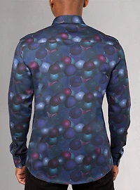 Men's casual long sleeve stretch shirt