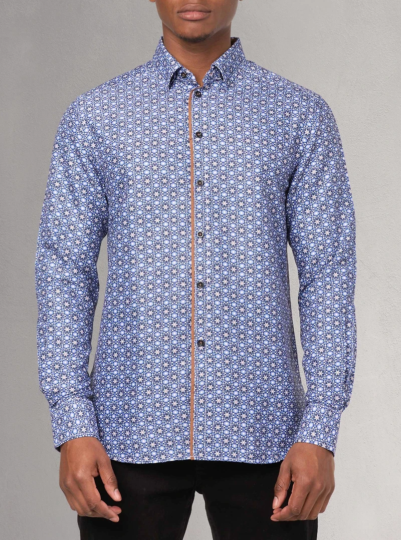 Chemise décontractée à manches longues pour hommes