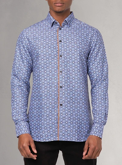 Chemise décontractée à manches longues pour hommes