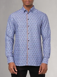 Chemise décontractée à manches longues pour hommes