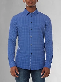 Men's casual long sleeve stretch shirt