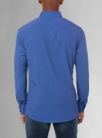 Men's casual long sleeve stretch shirt