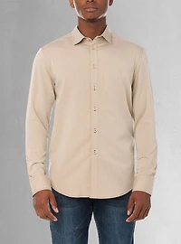 Men's casual long sleeve stretch shirt
