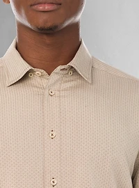 Men's casual long sleeve stretch shirt