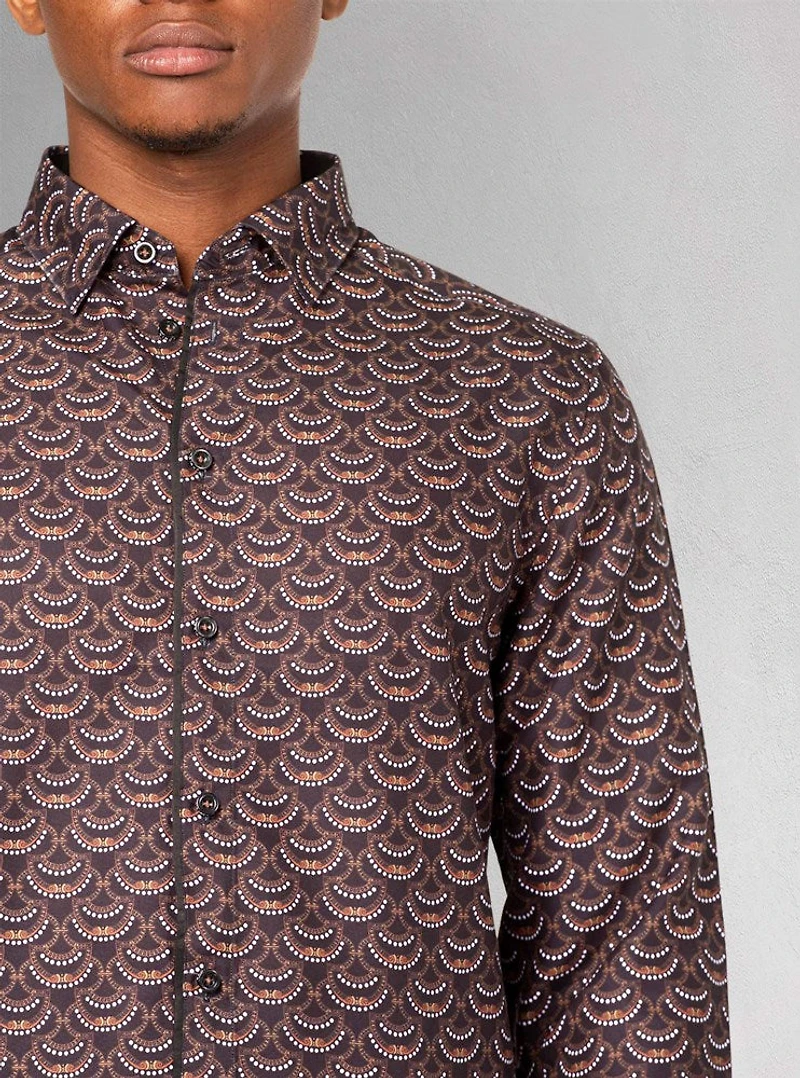 Chemise décontractée à manches longues pour hommes