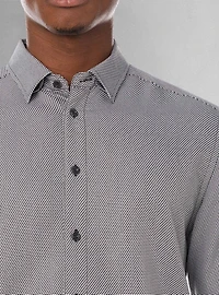 Men's casual long sleeve stretch shirt