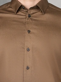 Men's casual long sleeve stretch shirt