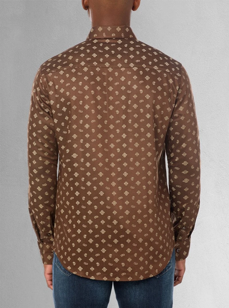 Men's casual long sleeve stretch shirt