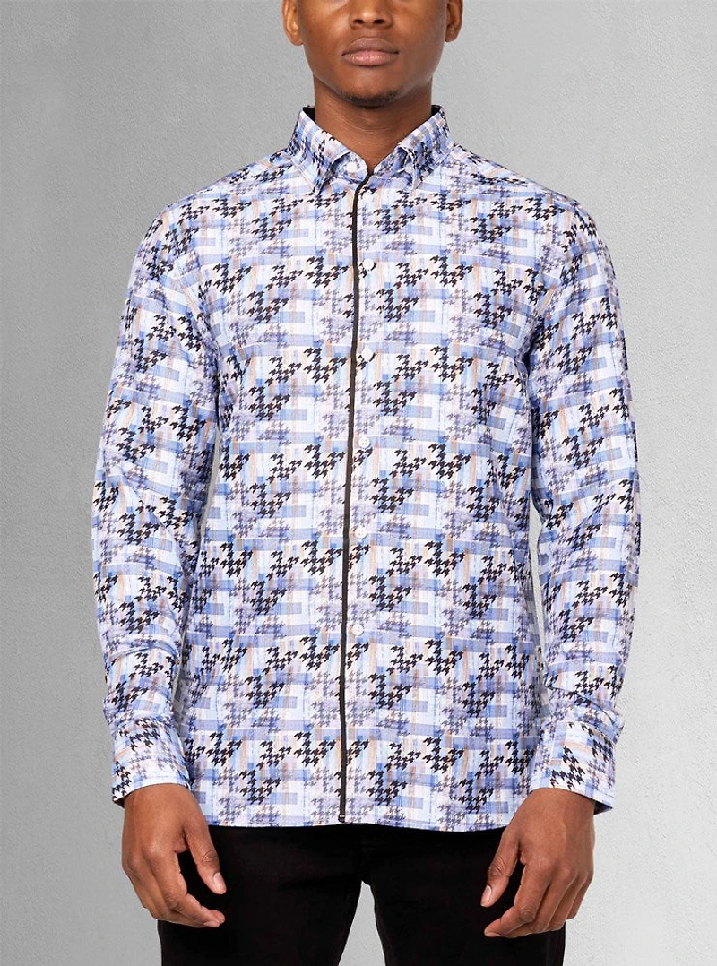 Chemise décontractée à manches longues pour hommes