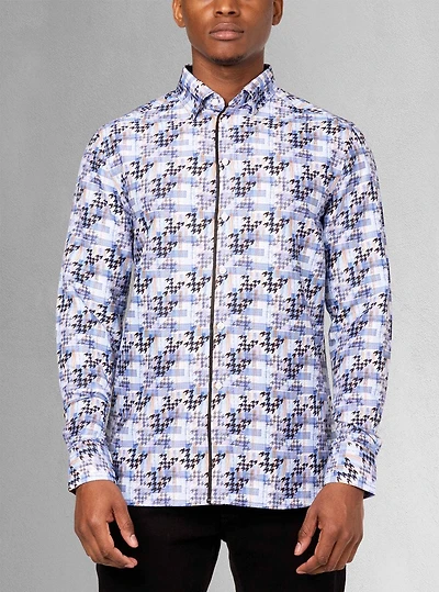 Men's casual long sleeve shirt