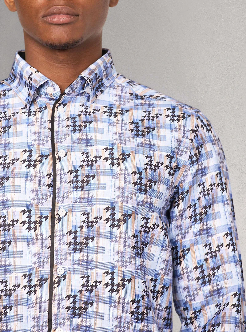 Chemise décontractée à manches longues pour hommes