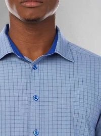 Men's casual long sleeve stretch shirt