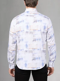 Men's casual long sleeve stretch shirt