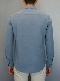 Men's casual long sleeve stretch shirt