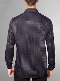 Chemise de fin d'études décontractée à manches longues pour hommes