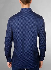 Chemise de fin d'études décontractée à manches longues pour hommes