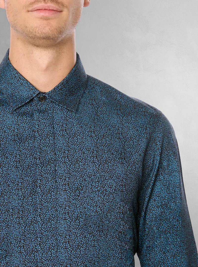 Men's casual long sleeve graduation shirt