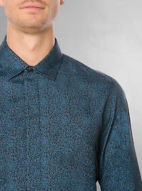 Men's casual long sleeve graduation shirt