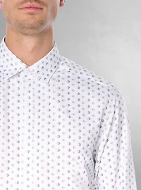 Chemise de fin d'études décontractée à manches longues pour hommes