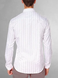 Chemise de fin d'études décontractée à manches longues pour hommes