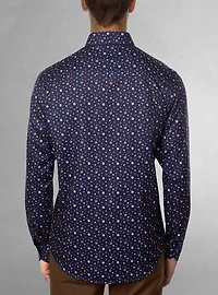 Chemise de fin d'études décontractée à manches longues pour hommes