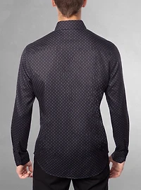 Chemise de fin d'études décontractée à manches longues pour hommes