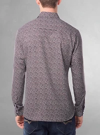 Men's casual long sleeve stretch shirt
